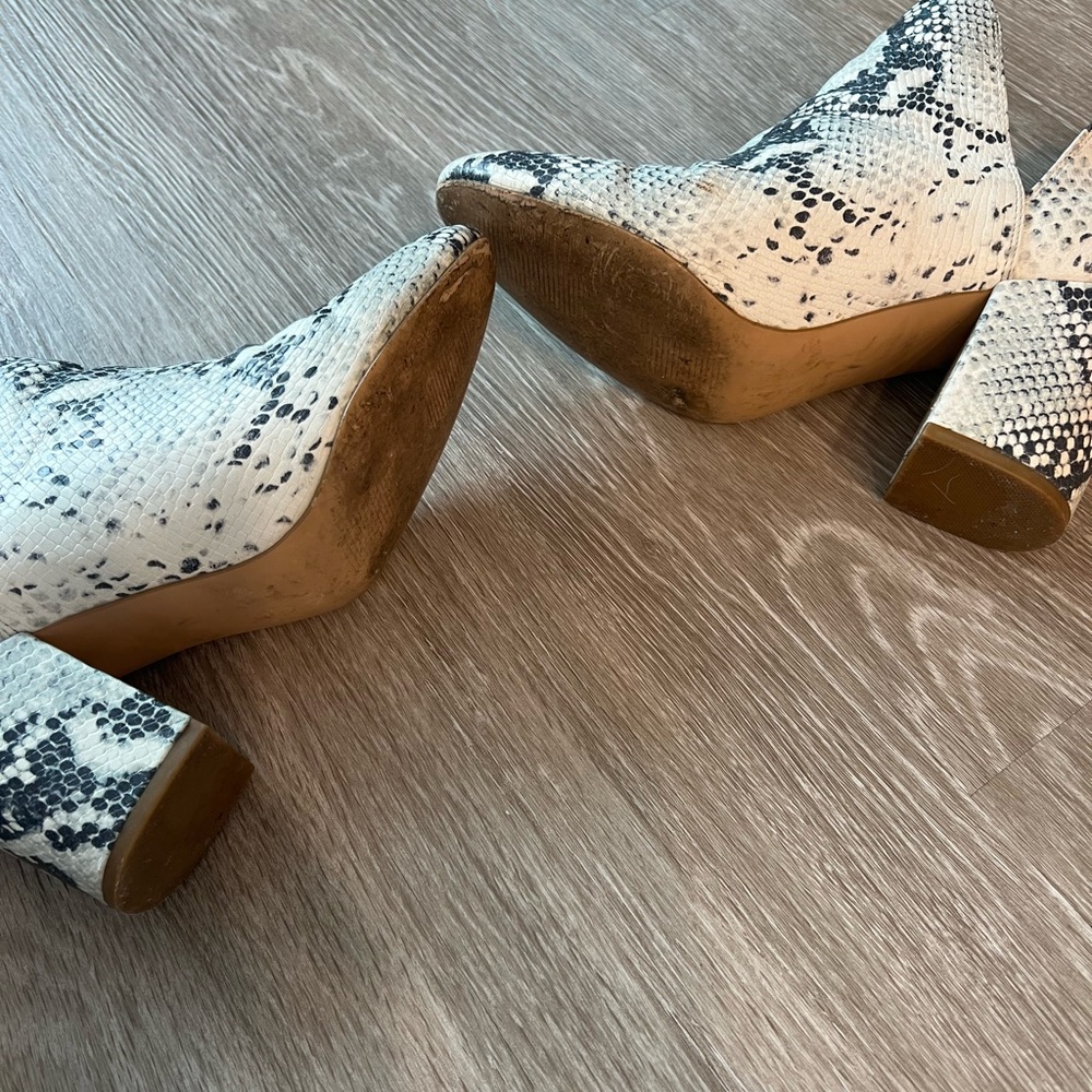 Steve Madden Rookie Snakeskin Booties - Picture 9 of 10